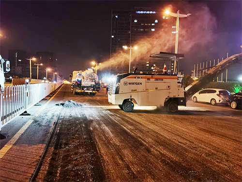 兰山区道路维护
